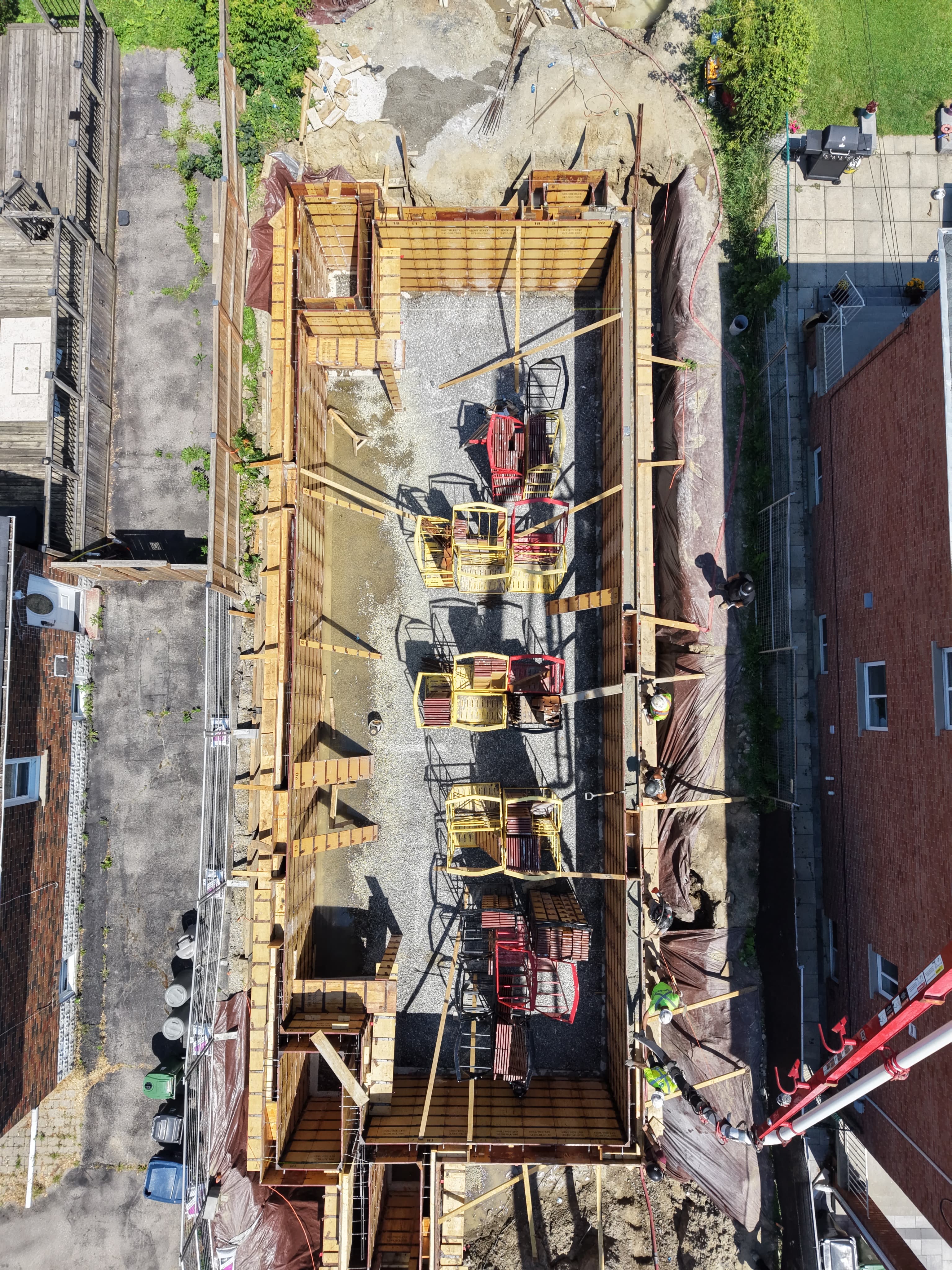 Mimico 01 building during mid-construction